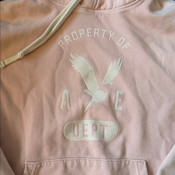 American Eagle Outfitters Light Pink Hoodie - Picture 2 of 6